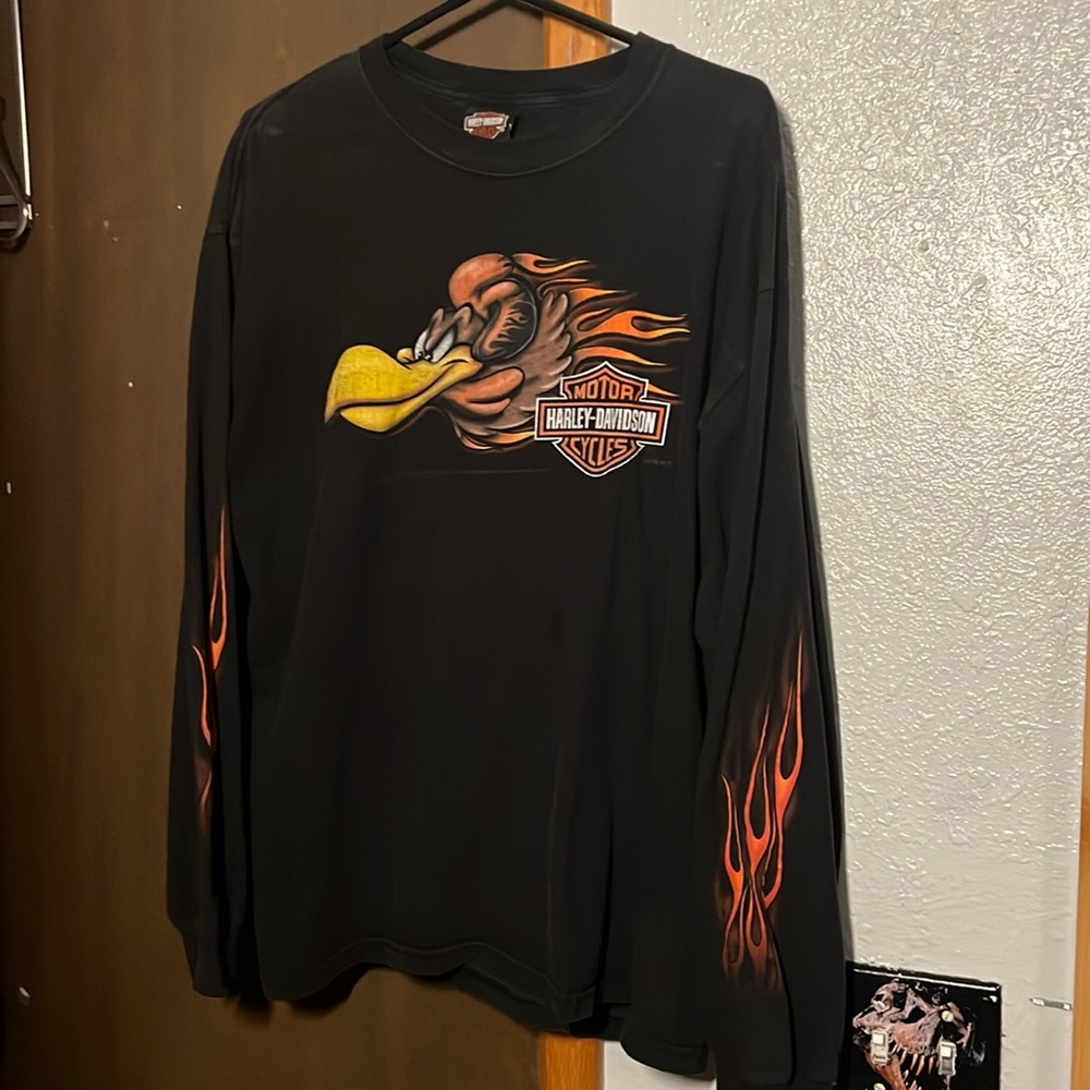 Rare vintage Harley Davidson Looney tunes long sleeve